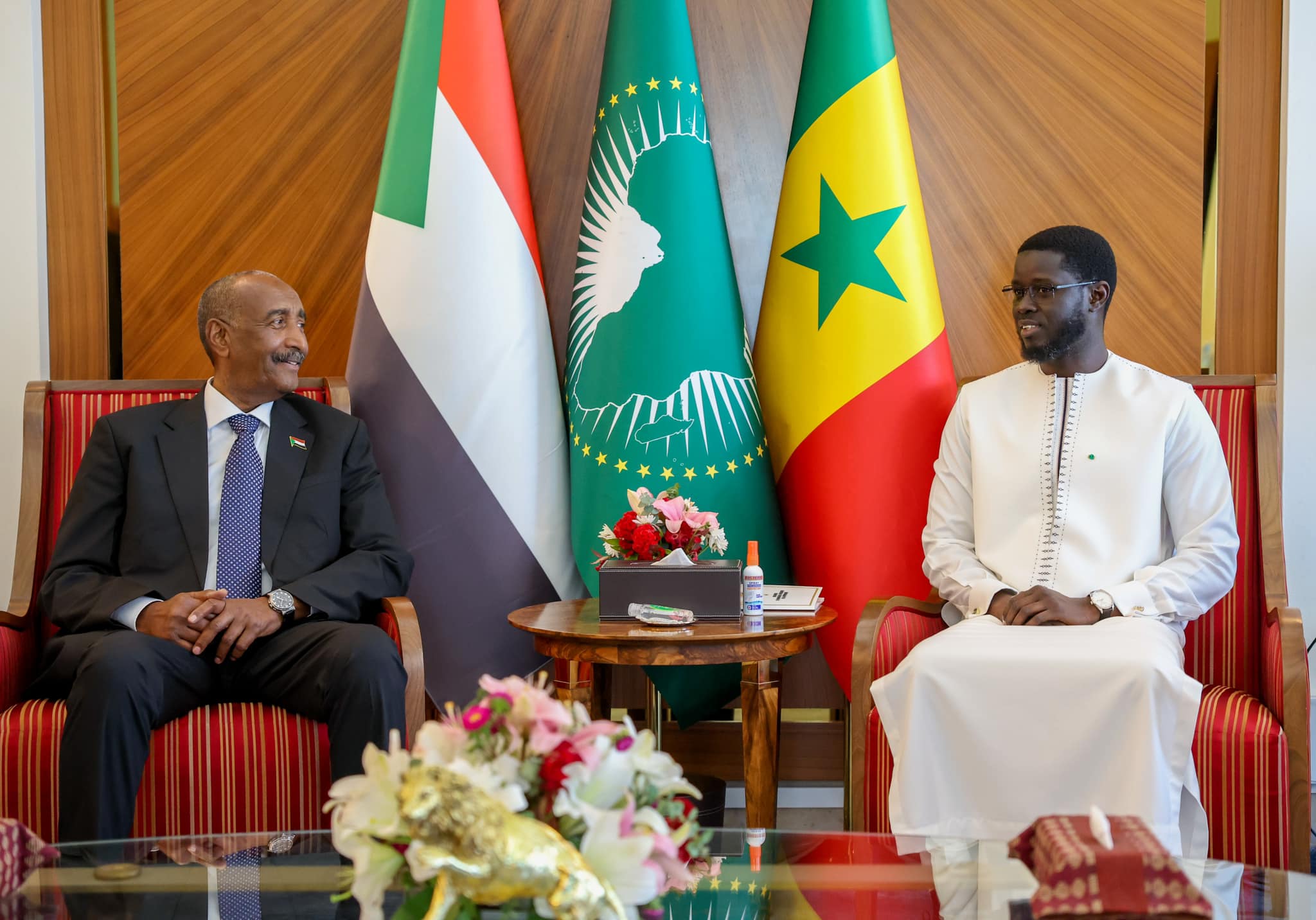 Coopération Sénégal-Soudan : Bassirou Diomaye Faye s’entretien avec son homologue Soudanais