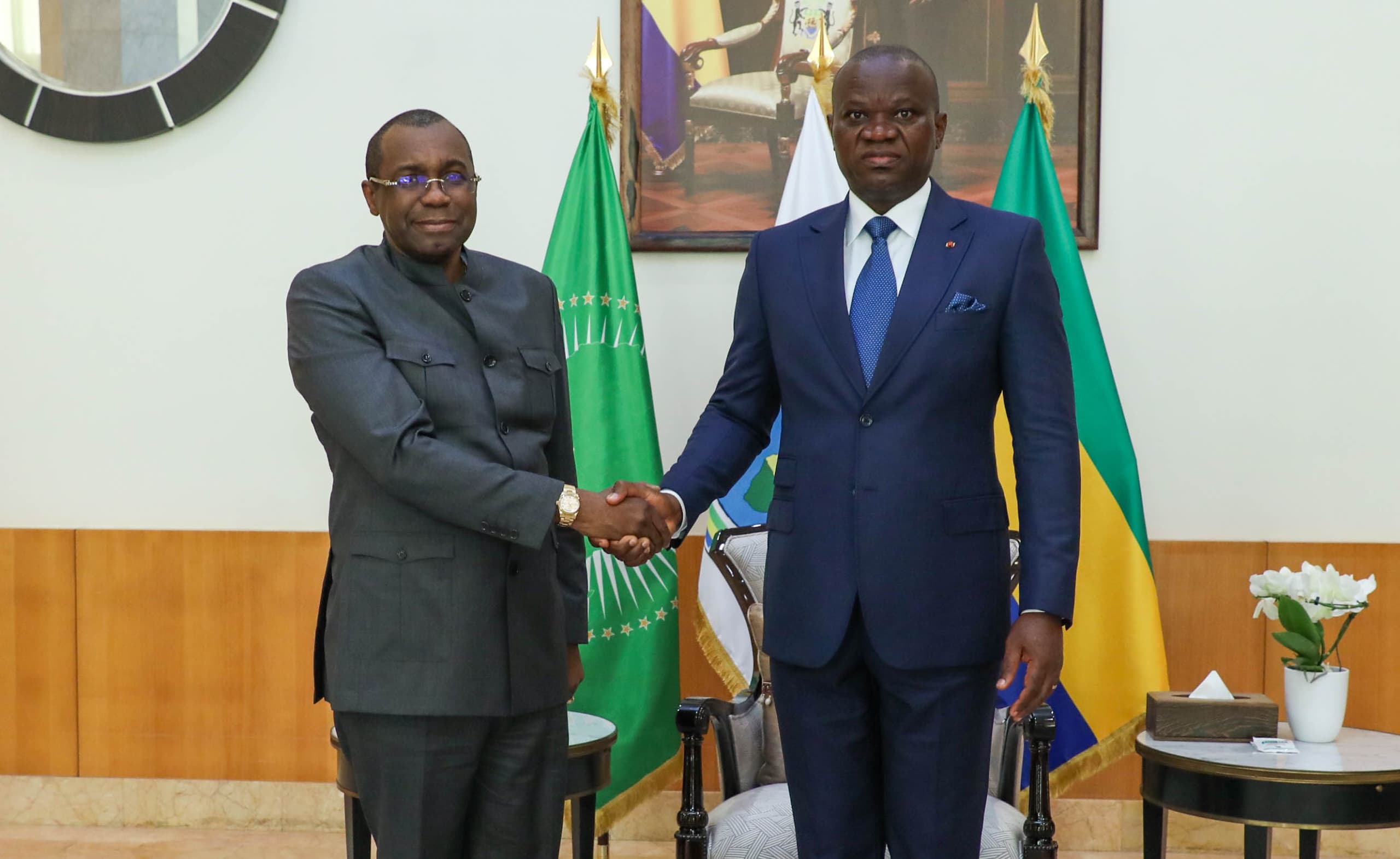 Gabon : Brice Clotaire Oligui Nguema reçoit un émissaire du Président de la RDC