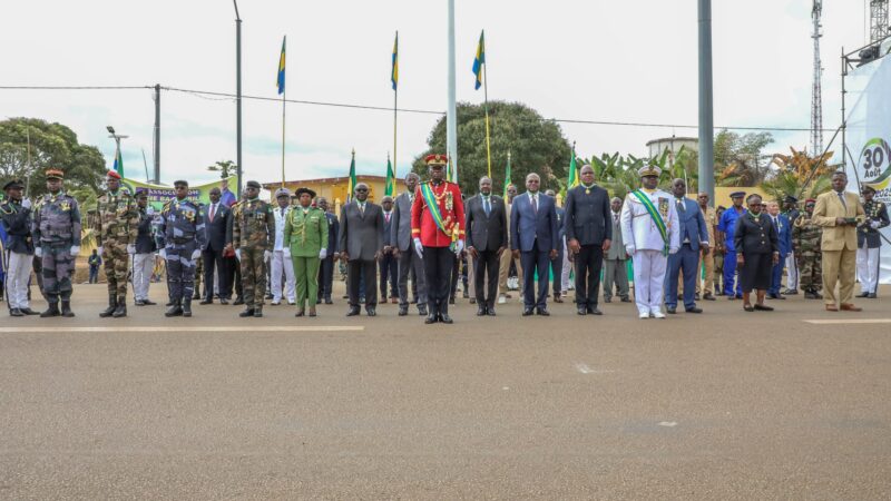 Gabon : Brice Clotaire Oligui Nguema a présidé la cérémonie marquant la deuxième édition du coup de la libération